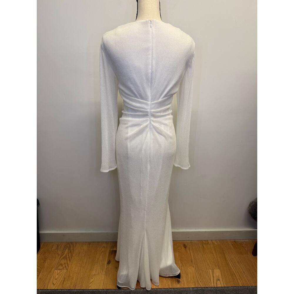 TALBOT RUNHOF Ruched Lurex Gown - Picture 4 of 7